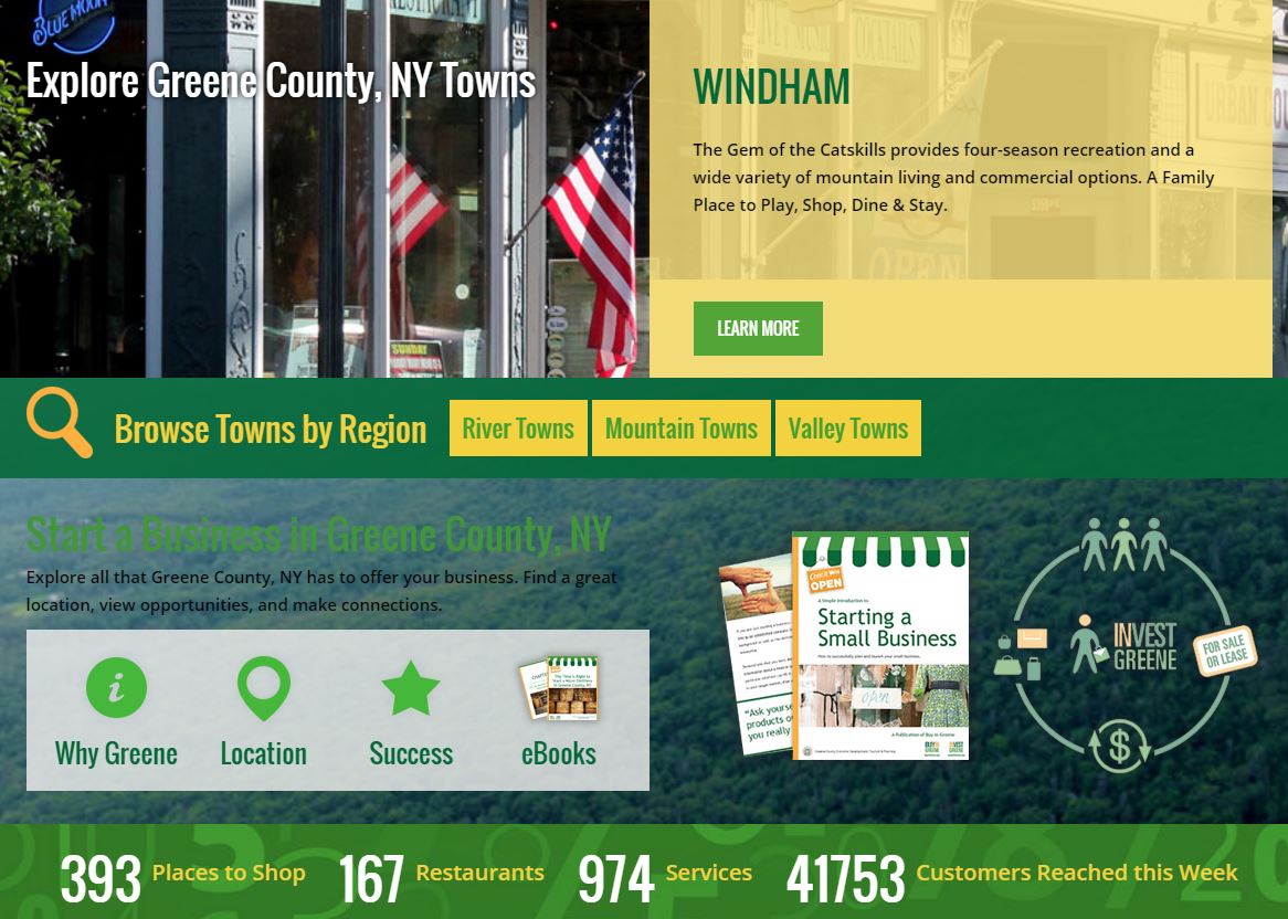 town pages on buy in greene county ny