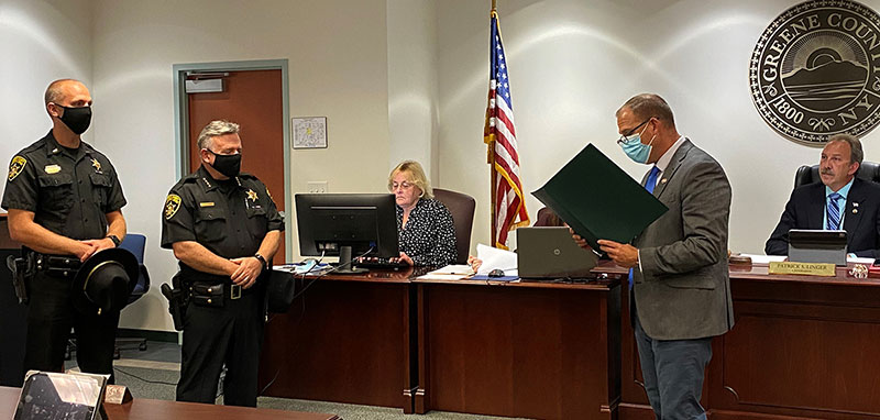 Sheriff's office recognized