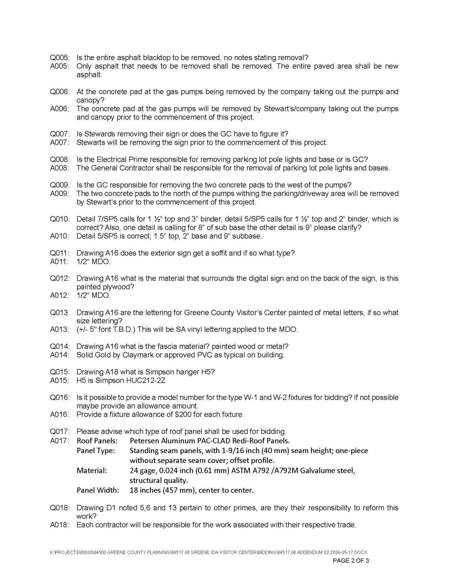 Addendum 2 5.17.2024 Page 2