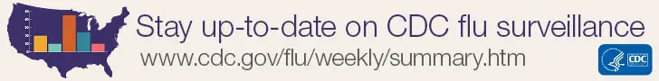 Stay up-to-date on CDC flu surveillance