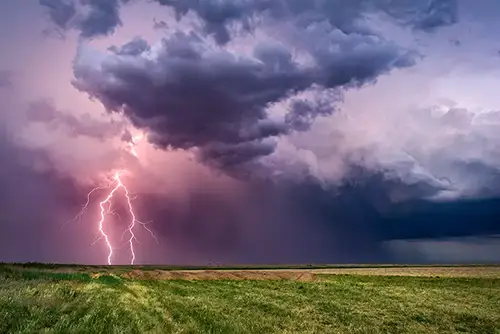 Lightning strike