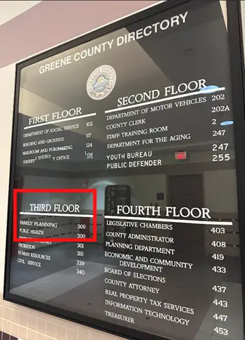 family planning on third floor