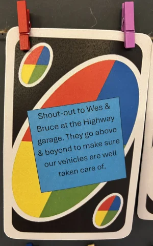 Wes & Bruce at the Highway garage