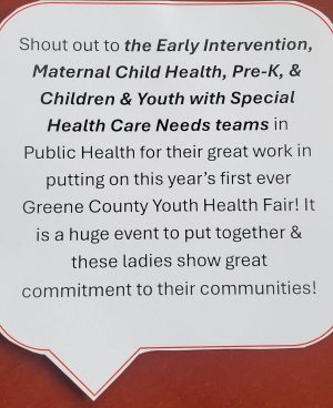 Early Intervention, Maternal Child Health, Pre-K & Children & Youth with Special Health Care Needs Teams