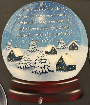 Kelly Vosburgh and the Child Support Unit