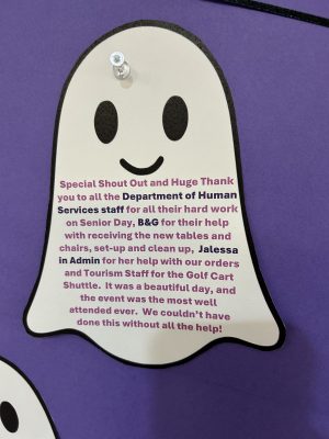 Human Services Department Staff, Buildings & Grounds, Jalessa Ayala & the Tourism Staff